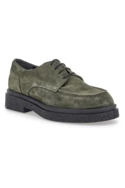Stringato verde scamosciato PITTARELLO CLASS 510