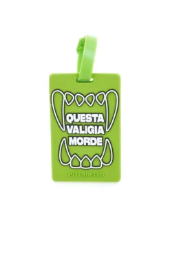 Tag per Valigia Verde "Questa Valigia Morde" NAMETAG 3