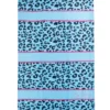 Telo mare azzurro animalier Selun beach 261006