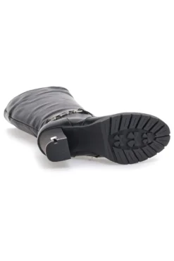 THE FIRST 6Y20866Y862G Schwarze Stiefel mit hohem Absatz