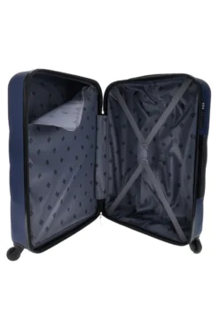 Trolley blu rigido grande 4 ruote 2T2L 155/G