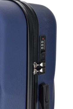 Trolley blu rigido piccolo 4 ruote 2T2L 155/P