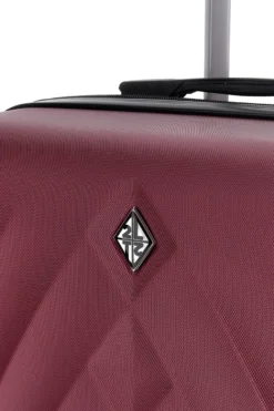Trolley bordeaux rigido grande 4 ruote 2T2L 155/G