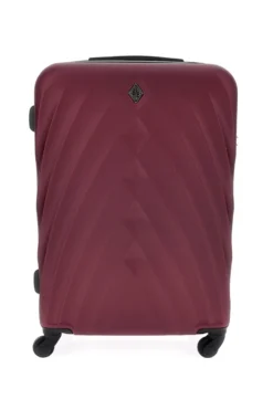 Trolley bordeaux rigido medio 4 ruote 2T2L 155/M