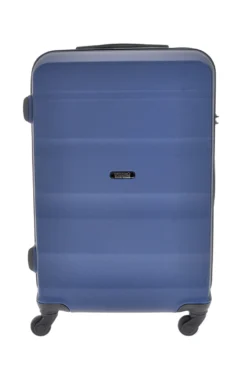 Trolley grande blu con 4 ruote e manico telescopico Indigeno INDIGENO180/G