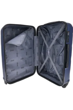 Trolley grande blu con 4 ruote e manico telescopico Indigeno INDIGENO180/G