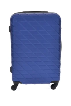 Trolley grande blu rigido con 4 ruote Prima riga PR157/G