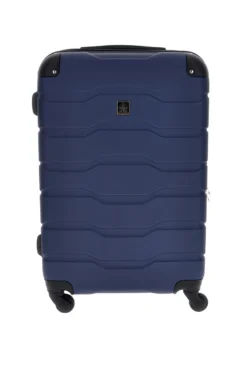 Trolley grande blu rigido con 4 ruote 2T2L156/G