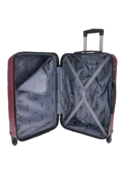 Trolley grande burgundy con 4 ruote e manico telescopico Indigeno INDIGENO180/G