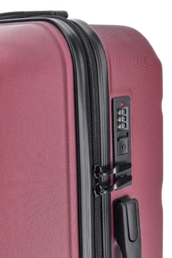 Trolley grande burgundy con 4 ruote e manico telescopico Indigeno INDIGENO180/G