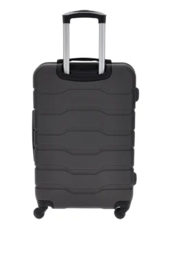 Trolley grande grigio rigido con 4 ruote 2T2L156/G