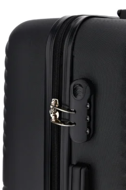 Trolley grande nero rigido con 4 ruote Prima riga PR169/G