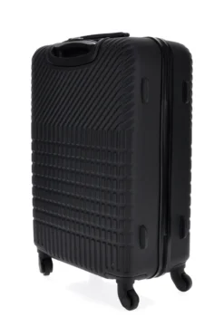 Trolley grande nero rigido con 4 ruote Prima riga PR169/G