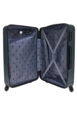 Trolley grande verde rigido con ruote multidirezionali 2T2L 175/G