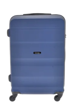Trolley medio blu con 4 ruote e manico telescopico Indigeno INDIGENO180/M