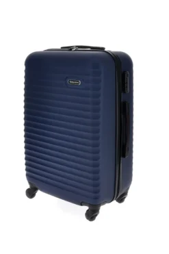 Trolley medio blu rigido Prima riga Pr194/M