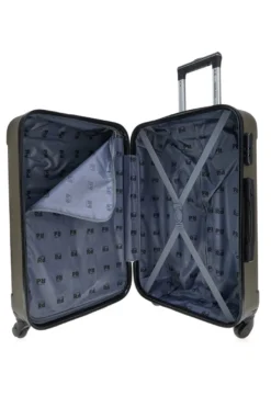 Trolley medio bronzo scuro rigido con ruote piroettanti Prima Riga PR161/M