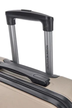 Trolley medio champagne con 4 ruote e manico telescopico INDIGENO180/M