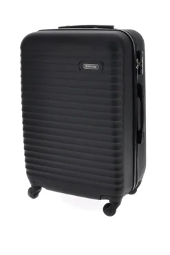 Trolley medio nero rigido Prima riga Pr194/m