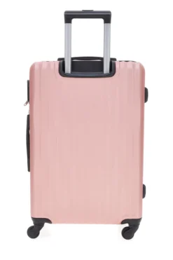 Trolley medio rosa rigido con ruote multidirezionali 2T2L 175/M