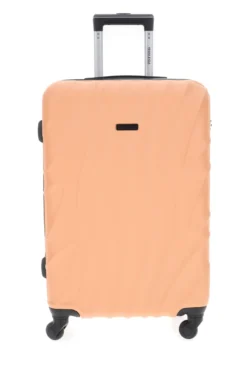 Trolley piccolo arancione rigido da cabina con ruote 360° Prima Riga PR158/P
