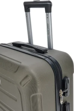 Trolley piccolo bronzo scuro rigido con ruote piroettanti Prima Riga PR161/P
