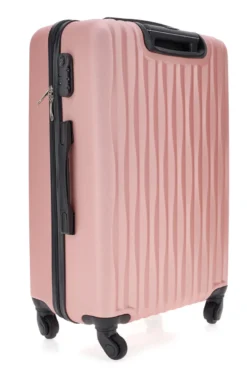 Trolley piccolo rosa rigido con ruote multidirezionali 2T2L 175/P