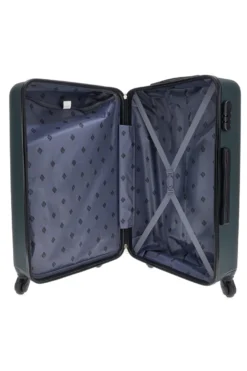 Trolley piccolo verde rigido con ruote multidirezionali 2T2L 175/P