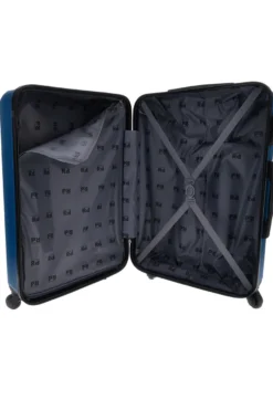 Trolley Valigia media royal blu Prima Riga PR171M