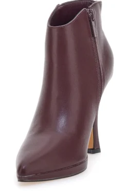 Tronchetti bordeaux con tacco a rocchetto Mon dieu 1929Q20