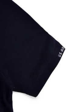 T-shirt Blu navy con logo Us golf TS1053