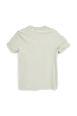 T-shirt Grigia con stampa frontale e patch sulla manica Us golf TS2607
