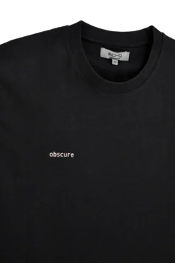T-shirt in cotone nera con stampa grafica Boardman Alpha pt-m-t-9062