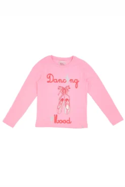 T-Shirt Manica Lunga Grazie Mamma 2003 Rosa