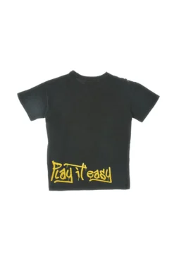 T-Shirt Nera Con Smile PITT KIDS PT-K-T-7017