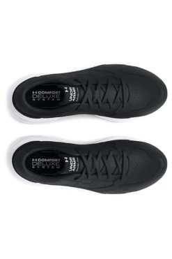 Under Armour Edge Lthr schwarze Leder-Laufschuhe