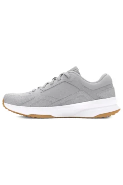 Under Armour – Edge Suede – Gepolsterte Wildleder-Sneaker in Grau