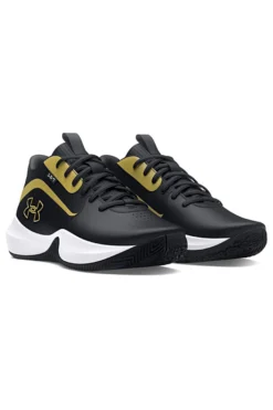Under Armour Lockdown 7 Basketballschuhe in Schwarz und Gold