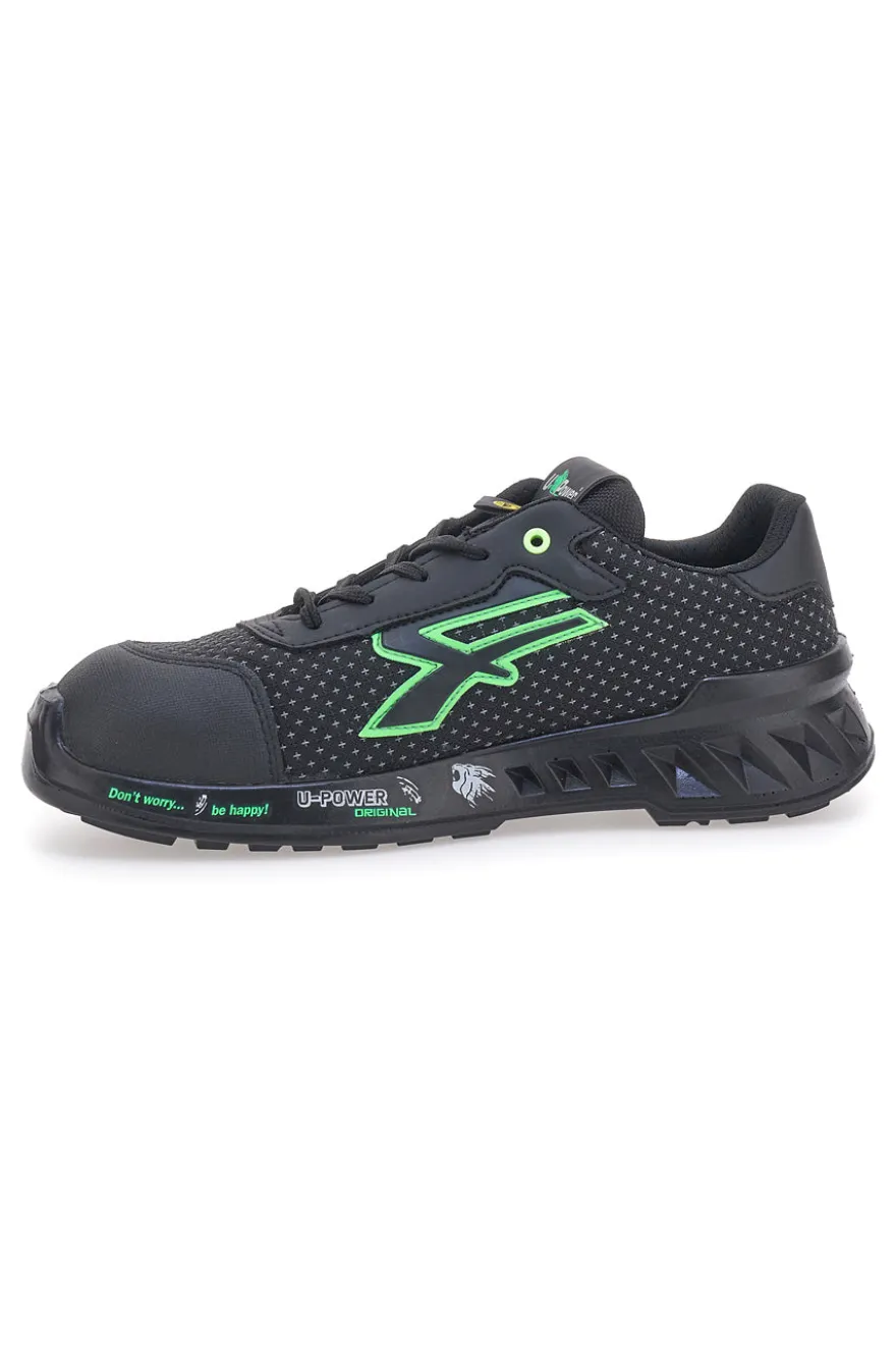 U.Power Steve ESD S3S CI FO SR Low Leichte schwarze Sicherheitsschuhe