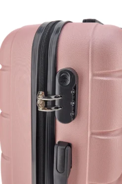 Valigia rigida rosa media Prima riga PR165/M