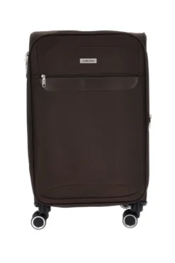 Valigia trolley grande marrone morbida Mrzm DH SOFT G