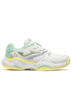 Weiße atmungsaktive Mesh Padel Schuhe Joma Master 100