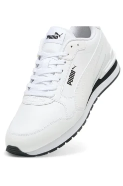 Weiße Ledersneakers Puma ST Runner v4 L