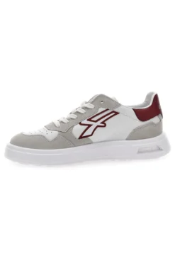 Weiße rutschfeste Sneakers mit Schnürsenkeln U-Power Venom 20039