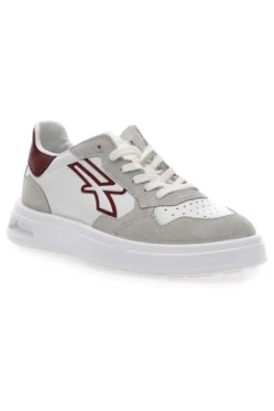 Weiße rutschfeste Sneakers mit Schnürsenkeln U-Power Venom 20039