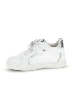 Weiße Schuhe mit Blumen und Riemen Laura Biagiotti AG1785116892