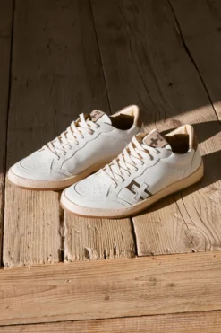 Weißes Leder Herren Turnschuhe Pittarello Plus S3