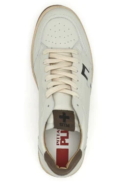 Weißes Leder Herren Turnschuhe Pittarello Plus S3