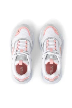 Weiße Sneakers mit grauen und rosa Details FILA COLLENE-LOGO