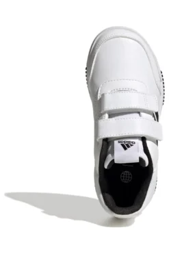 Weiße Sneakers mit Klettverschlüssen Adidas Tensaur Hook and Loop